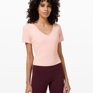 Lululemon Nulu Crop Slim Yoga Short Sleeve